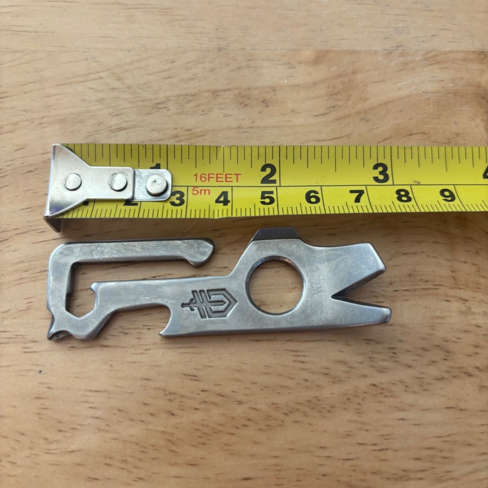 Gerber Mullet Multi-Tool Stonewash Stainless Steel Keychain EDC Tool 31-003695 - Picture 3 of 3